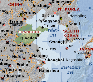 qingdao shandong map